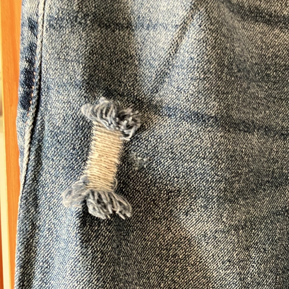 Hollister 3R W:26"/L:31" Low Rise 90's Vintage Straight Distressed Stretch Jeans - Picture 3 of 5